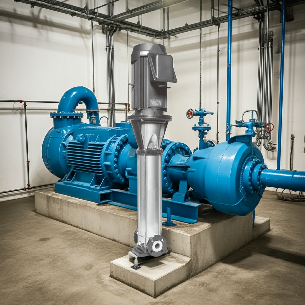 25EVMSL1462.2 ｽﾃﾝﾚｽ製立形多段ﾎﾟﾝﾌﾟ荏原 14段2.2kw