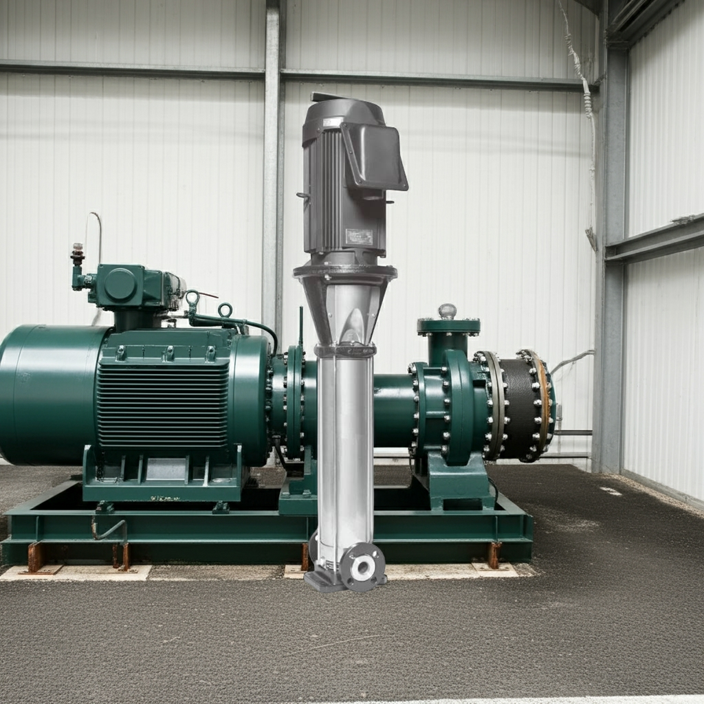 25EVMSL1963.0A ｽﾃﾝﾚｽ製立形多段ﾎﾟﾝﾌﾟ荏原 10段3.0kw