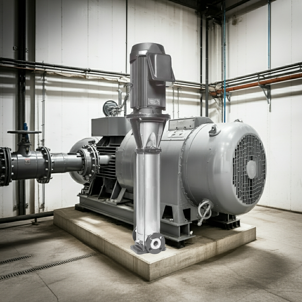 32EVMSL26.75 ｽﾃﾝﾚｽ製立形多段ﾎﾟﾝﾌﾟ荏原 2段0.75kw