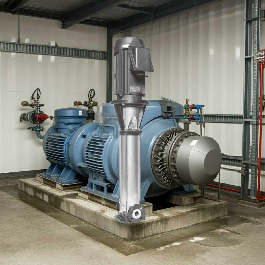 32EVMSL662.2 ｽﾃﾝﾚｽ製立形多段ﾎﾟﾝﾌﾟ荏原 6段2.2kw