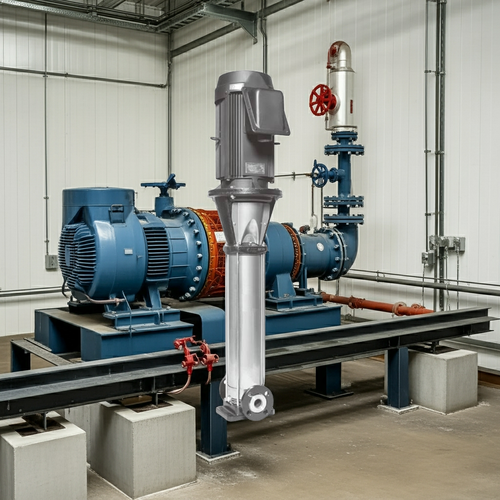 40EVMSL261.5 ｽﾃﾝﾚｽ製立形多段ﾎﾟﾝﾌﾟ荏原 2段1.5kw