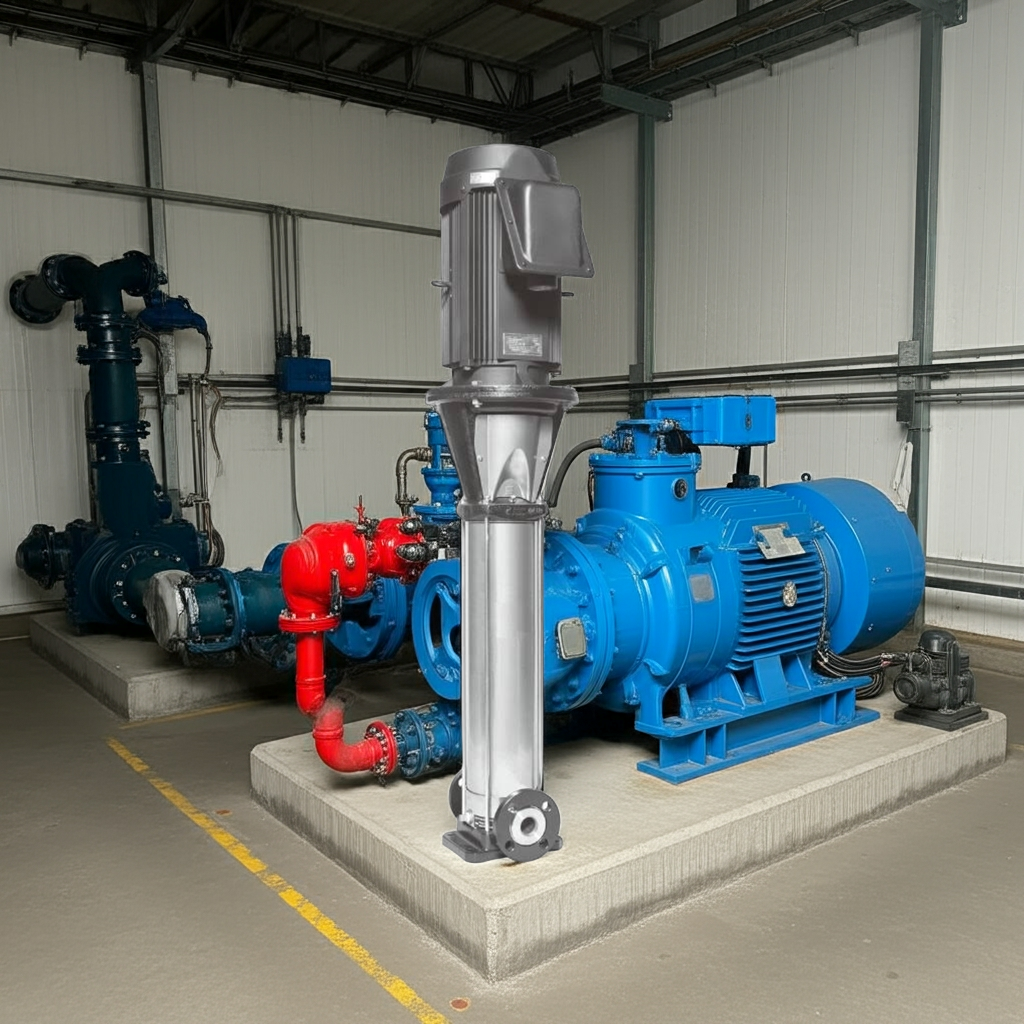 40EVMSL16611 ｽﾃﾝﾚｽ製立形多段ﾎﾟﾝﾌﾟ荏原16段11kw