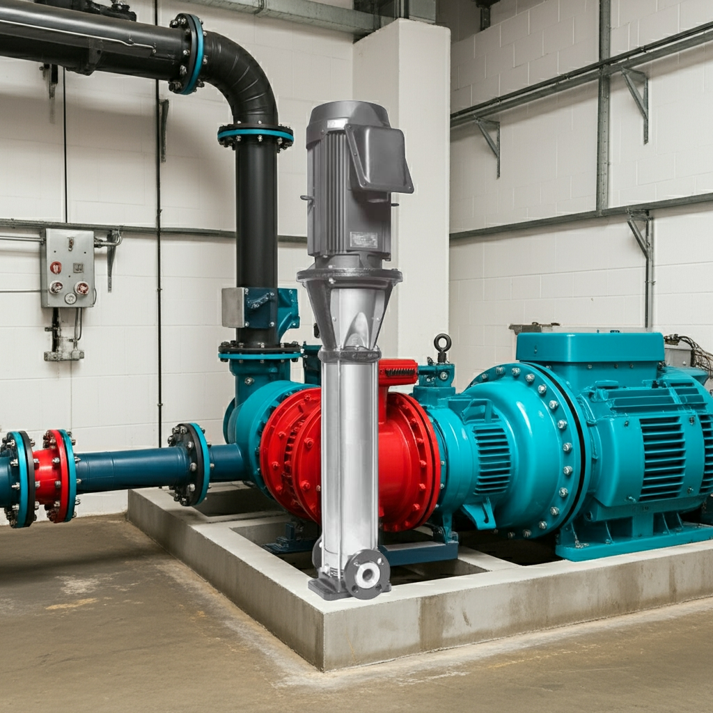 50EVMSL162.2 ｽﾃﾝﾚｽ製立形多段ﾎﾟﾝﾌﾟ荏原 1段2.2kw