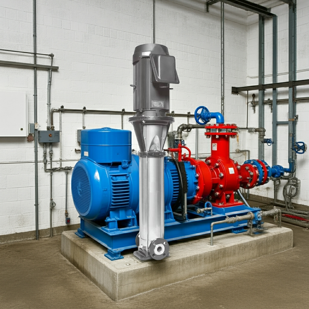 50EVMSL367.5 ｽﾃﾝﾚｽ製立形多段ﾎﾟﾝﾌﾟ荏原 3段7.5kw