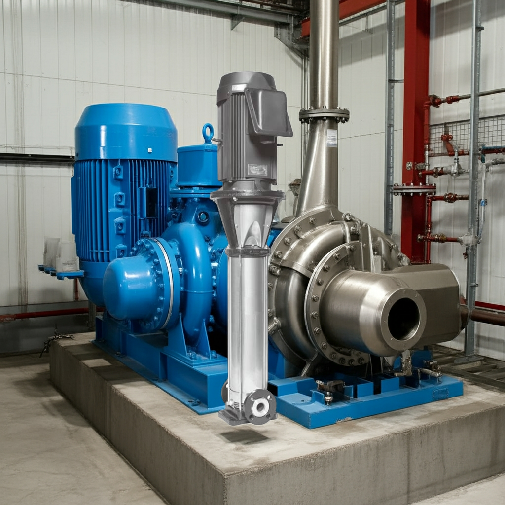 50EVMSL5611 ｽﾃﾝﾚｽ製立形多段ﾎﾟﾝﾌﾟ荏原 5段11kw