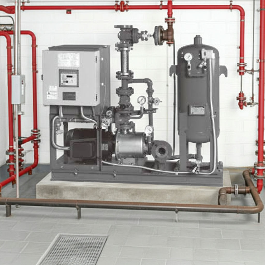 50MEFP457.5 （ｽﾀｰﾃﾞﾙﾀ） MEFP型（２極）圧力空気槽付き消火ﾎﾟﾝﾌﾟﾕﾆｯﾄ電動機駆動形荏原