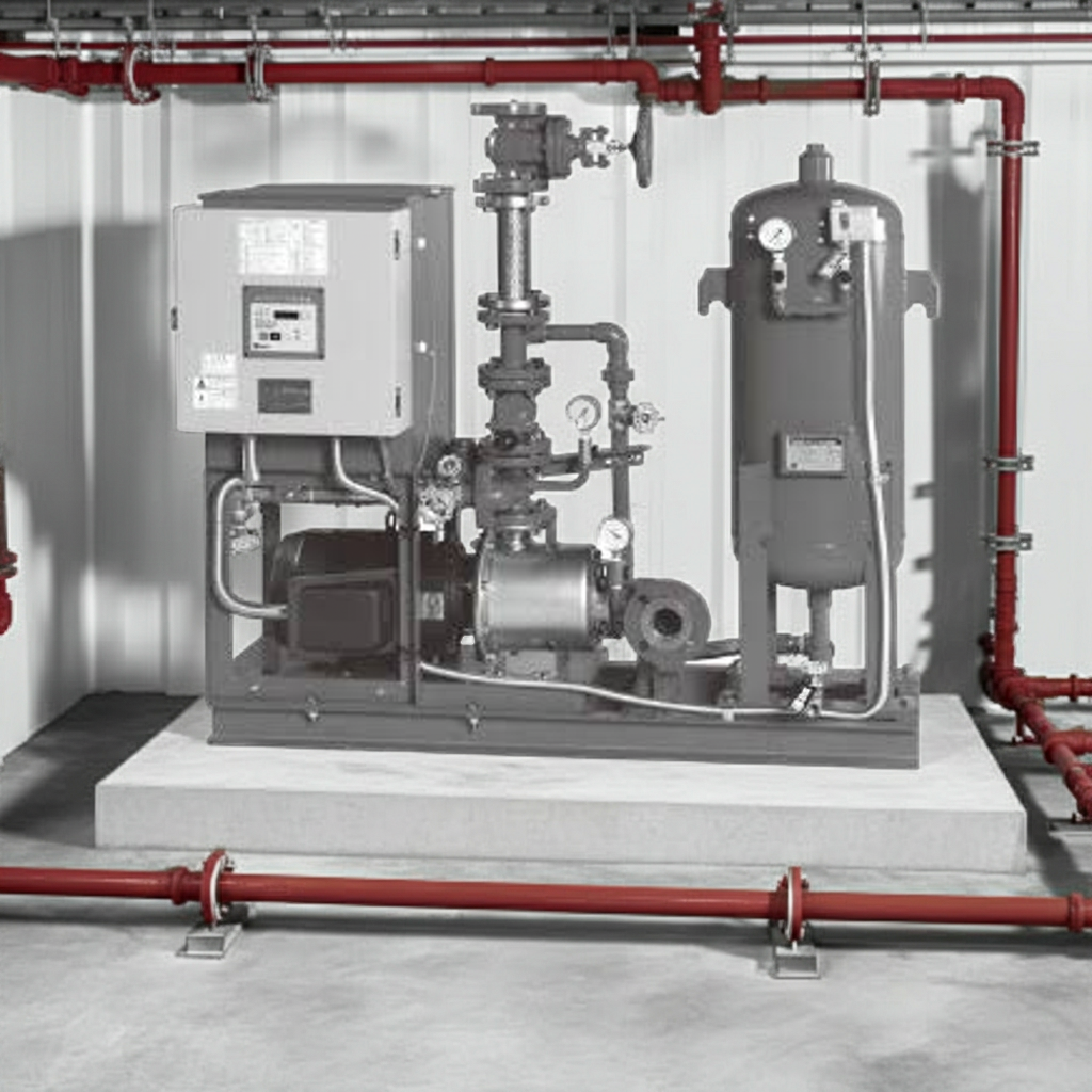 65MEFP355.5  MEFP型（２極）圧力空気槽付き消火ﾎﾟﾝﾌﾟﾕﾆｯﾄ電動機駆動形荏原