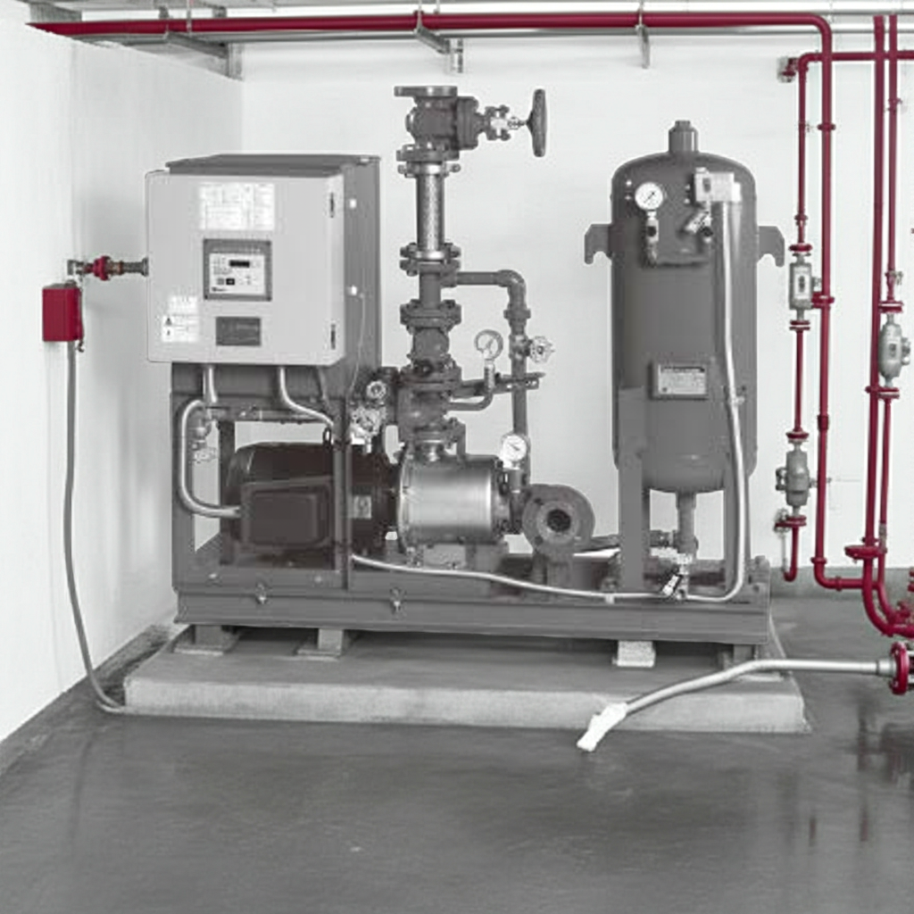 50MEFP265.5 MEFP型（２極）圧力空気槽付き消火ﾎﾟﾝﾌﾟﾕﾆｯﾄ電動機駆動形荏原