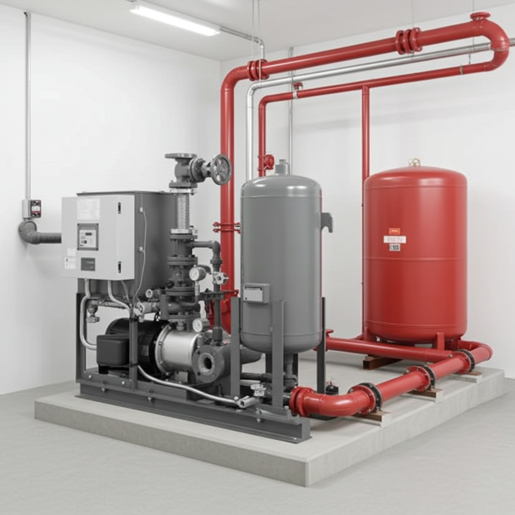 50MEFP467.5 MEFP型（２極）圧力空気槽付き消火ﾎﾟﾝﾌﾟﾕﾆｯﾄ電動機駆動形荏原