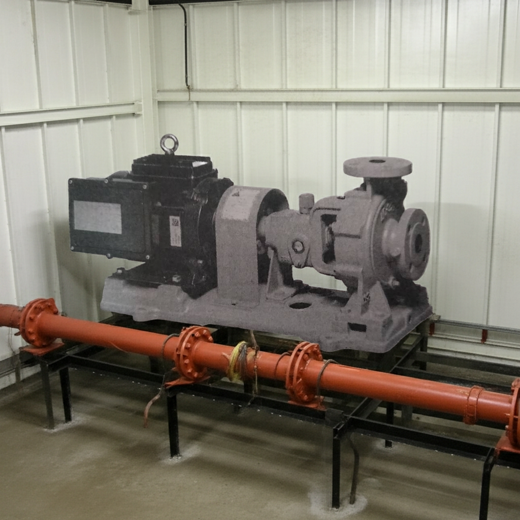 80×65FSWV2F65.5  FSWV型ｲﾝﾊﾞｰﾀ内蔵PMﾓｰﾀ搭載片吸込渦巻ﾎﾟﾝﾌﾟ