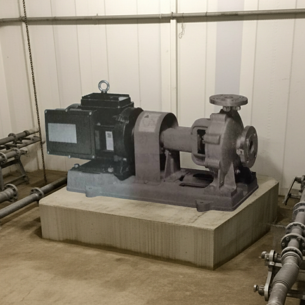 100×80FSSV2F57.5 特殊仕様ﾒｶﾆｶﾙｼｰﾙ形 FSSV型ｲﾝﾊﾞｰﾀ内蔵PMﾓｰﾀ搭載片吸込渦巻ﾎﾟﾝﾌﾟ