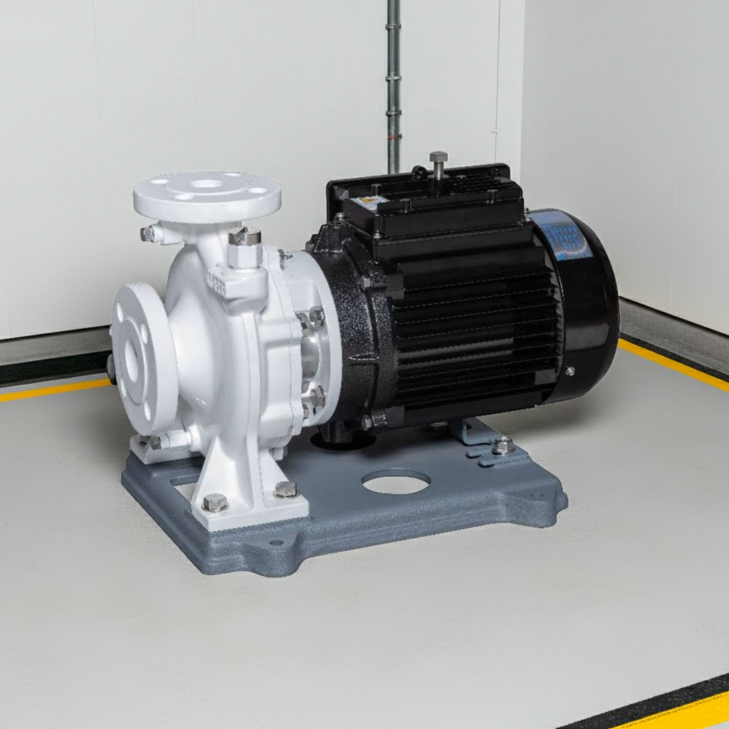 40×32FSGDNV51.5 インバータ内蔵ＰＭモータ搭載高効率可変速ﾅｲﾛﾝｺｰﾃｨﾝｸﾞ片吸込渦巻ポンプ