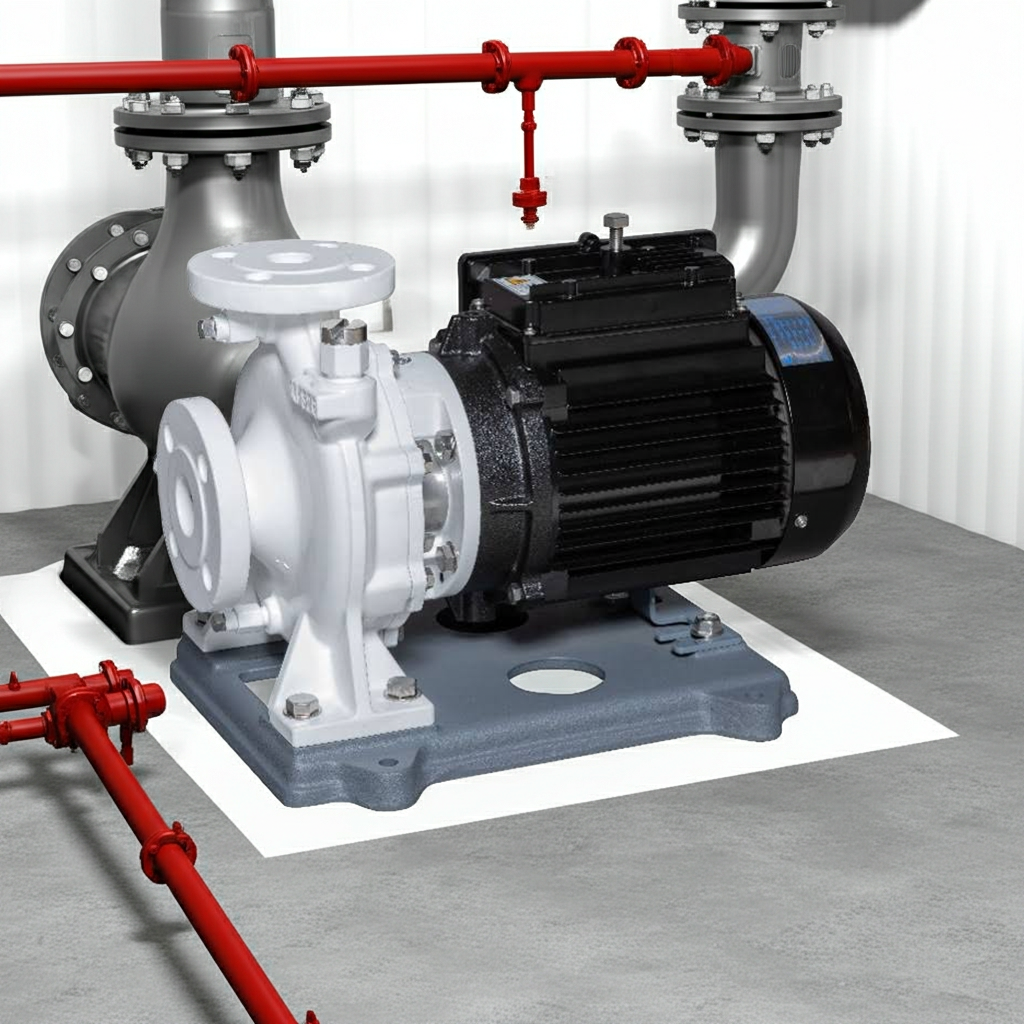 50×40FSGDNV53.7 インバータ内蔵ＰＭモータ搭載高効率可変速ﾅｲﾛﾝｺｰﾃｨﾝｸﾞ片吸込渦巻ポンプ