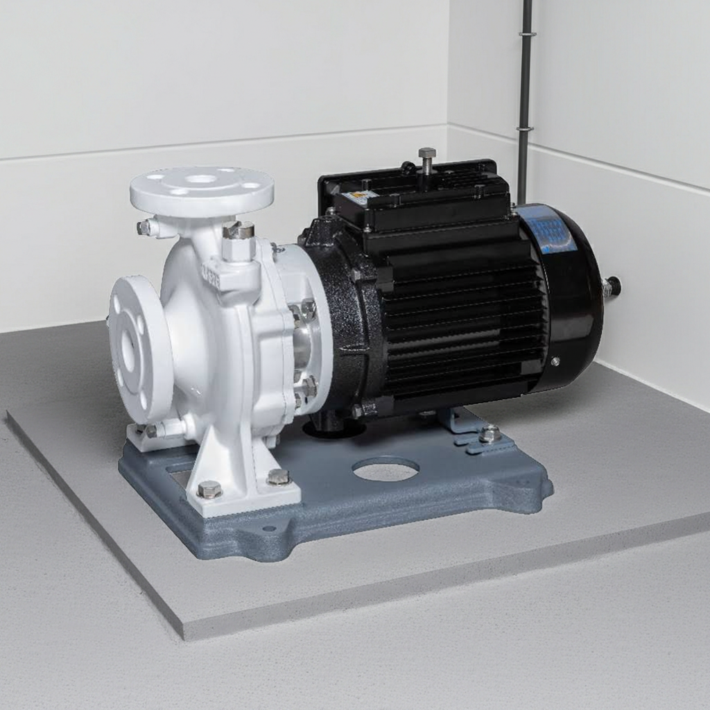 65×50FSHDNV55.5 インバータ内蔵ＰＭモータ搭載高効率可変速ﾅｲﾛﾝｺｰﾃｨﾝｸﾞ片吸込渦巻ポンプ