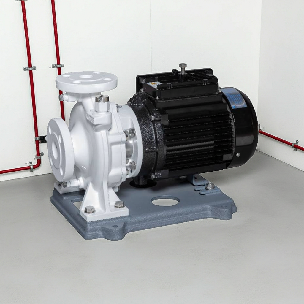 65×50FSHDNV57.5 インバータ内蔵ＰＭモータ搭載高効率可変速ﾅｲﾛﾝｺｰﾃｨﾝｸﾞ片吸込渦巻ポンプ