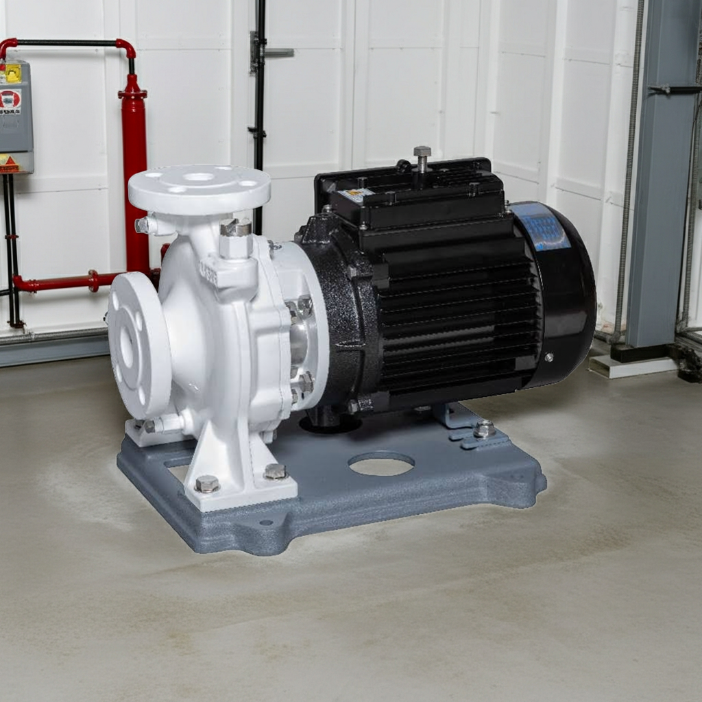 80×65FSEDNV52.2 インバータ内蔵ＰＭモータ搭載高効率可変速ﾅｲﾛﾝｺｰﾃｨﾝｸﾞ片吸込渦巻ポンプ