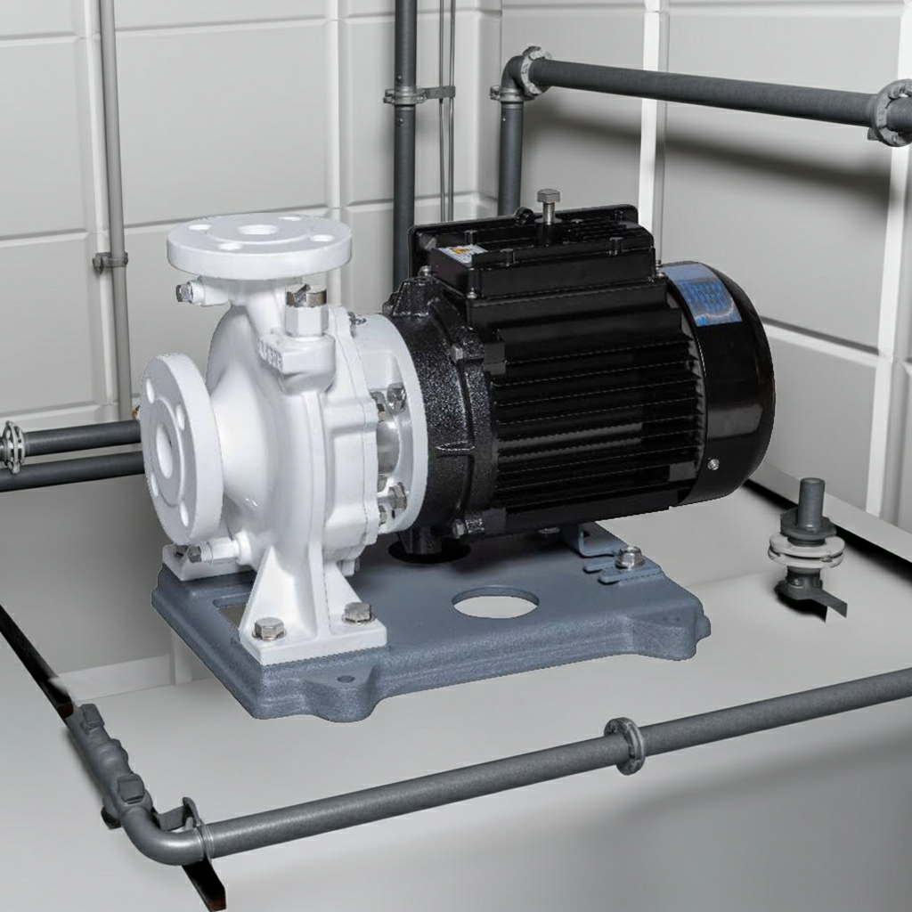 80×65FSGDNV55.5インバータ内蔵ＰＭモータ搭載高効率可変速ﾅｲﾛﾝｺｰﾃｨﾝｸﾞ片吸込渦巻ポンプ