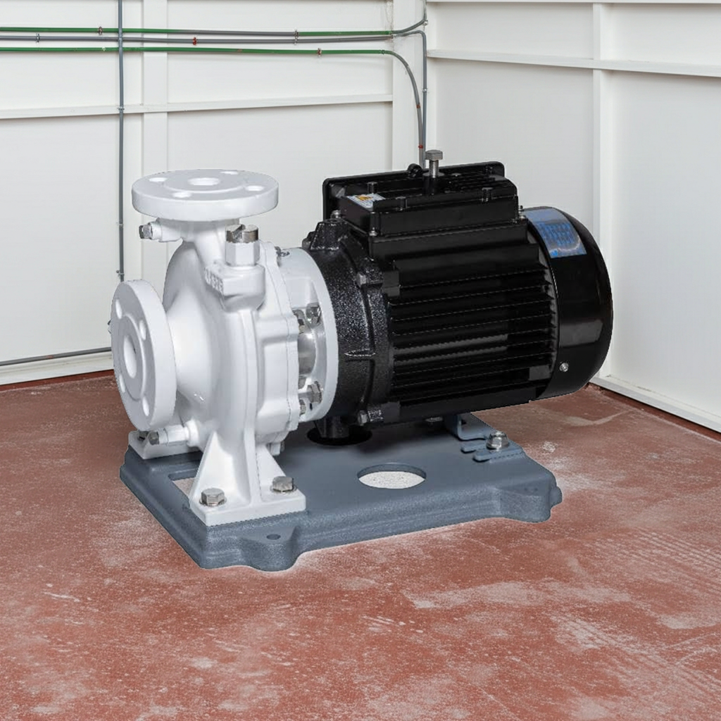 32×32SGDNV63.7 インバータ内蔵ＰＭモータ搭載高効率可変速ﾅｲﾛﾝｺｰﾃｨﾝｸﾞ片吸込渦巻ポンプ