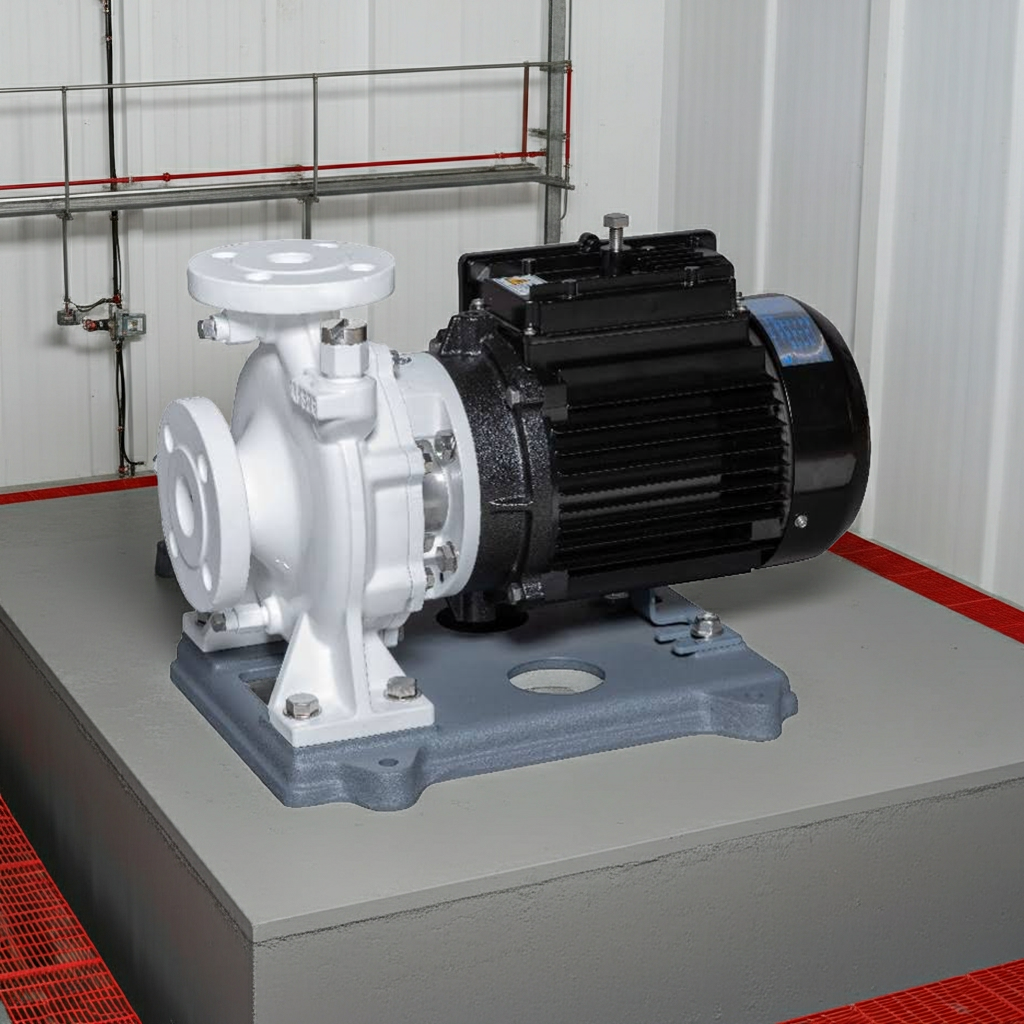 40×32FSFDNV61.5 インバータ内蔵ＰＭモータ搭載高効率可変速ﾅｲﾛﾝｺｰﾃｨﾝｸﾞ片吸込渦巻ポンプ