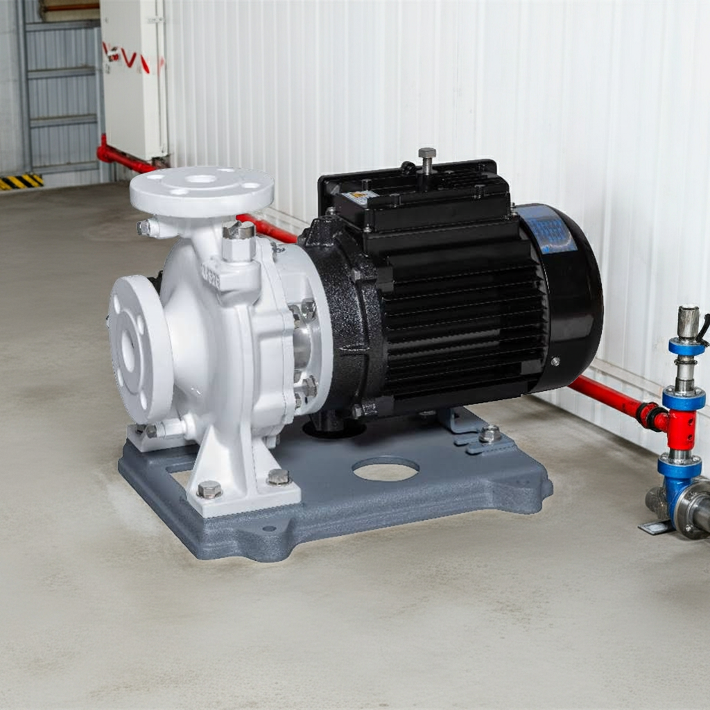 40×32FSGDNV62.2 インバータ内蔵ＰＭモータ搭載高効率可変速ﾅｲﾛﾝｺｰﾃｨﾝｸﾞ片吸込渦巻ポンプ