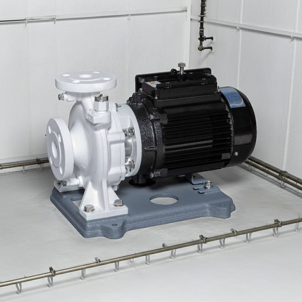 50×40FSGDNV65.5 インバータ内蔵ＰＭモータ搭載高効率可変速ﾅｲﾛﾝｺｰﾃｨﾝｸﾞ製片吸込渦巻ポンプ