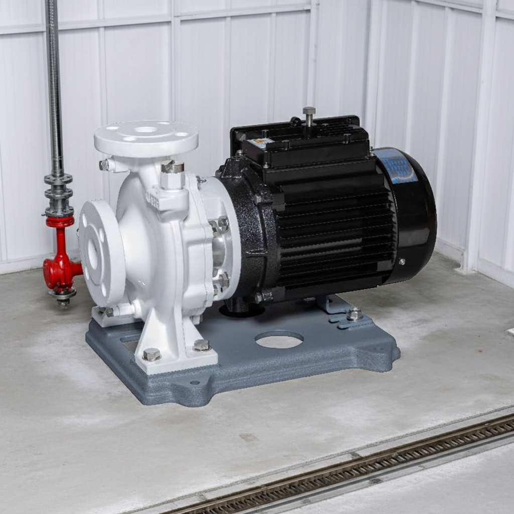 50×40FSHDNV67.5 インバータ内蔵ＰＭモータ搭載高効率可変速ﾅｲﾛﾝｺｰﾃｨﾝｸﾞ製片吸込渦巻ポンプ