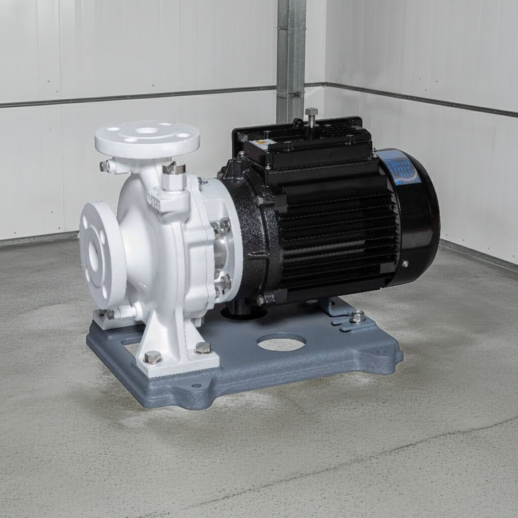 65×50FSFDN62.2 インバータ内蔵ＰＭモータ搭載高効率可変速ﾅｲﾛﾝｺｰﾃｨﾝｸﾞ製片吸込渦巻ポンプ