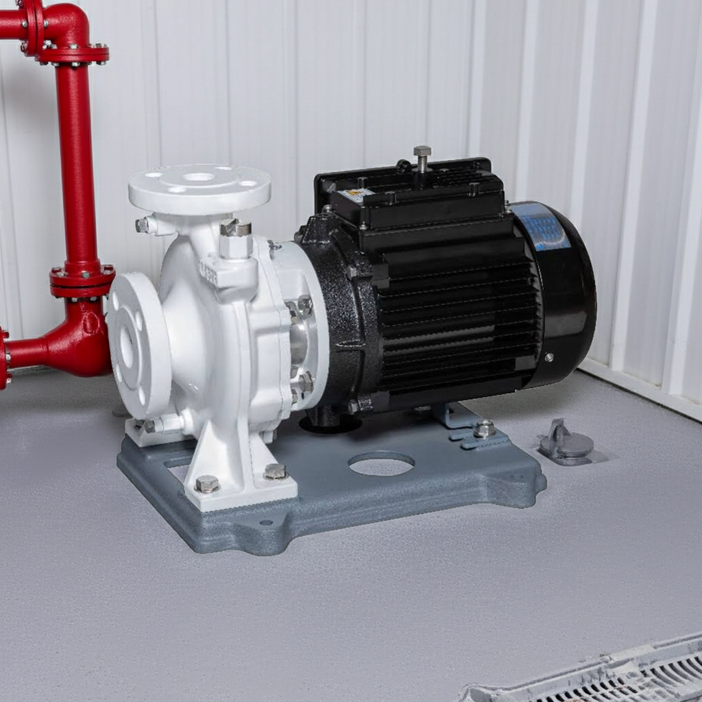 65×50FSGDNV65.5 インバータ内蔵ＰＭモータ搭載高効率可変速ﾅｲﾛﾝｺｰﾃｨﾝｸﾞ製片吸込渦巻ポンプ