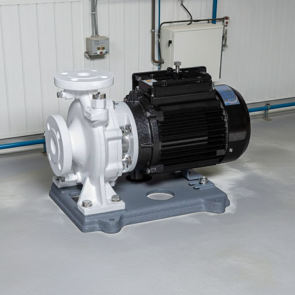 80×65FSEDNV63.7 インバータ内蔵ＰＭモータ搭載高効率可変速ﾅｲﾛﾝｺｰﾃｨﾝｸﾞ製片吸込渦巻ポンプ