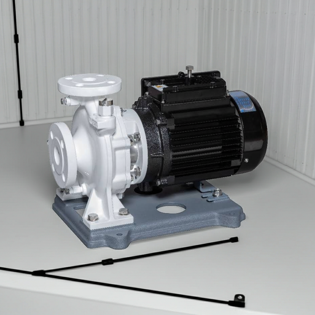 80×65FSFDNV65.5 インバータ内蔵ＰＭモータ搭載高効率可変速ﾅｲﾛﾝｺｰﾃｨﾝｸﾞ製片吸込渦巻ポンプ