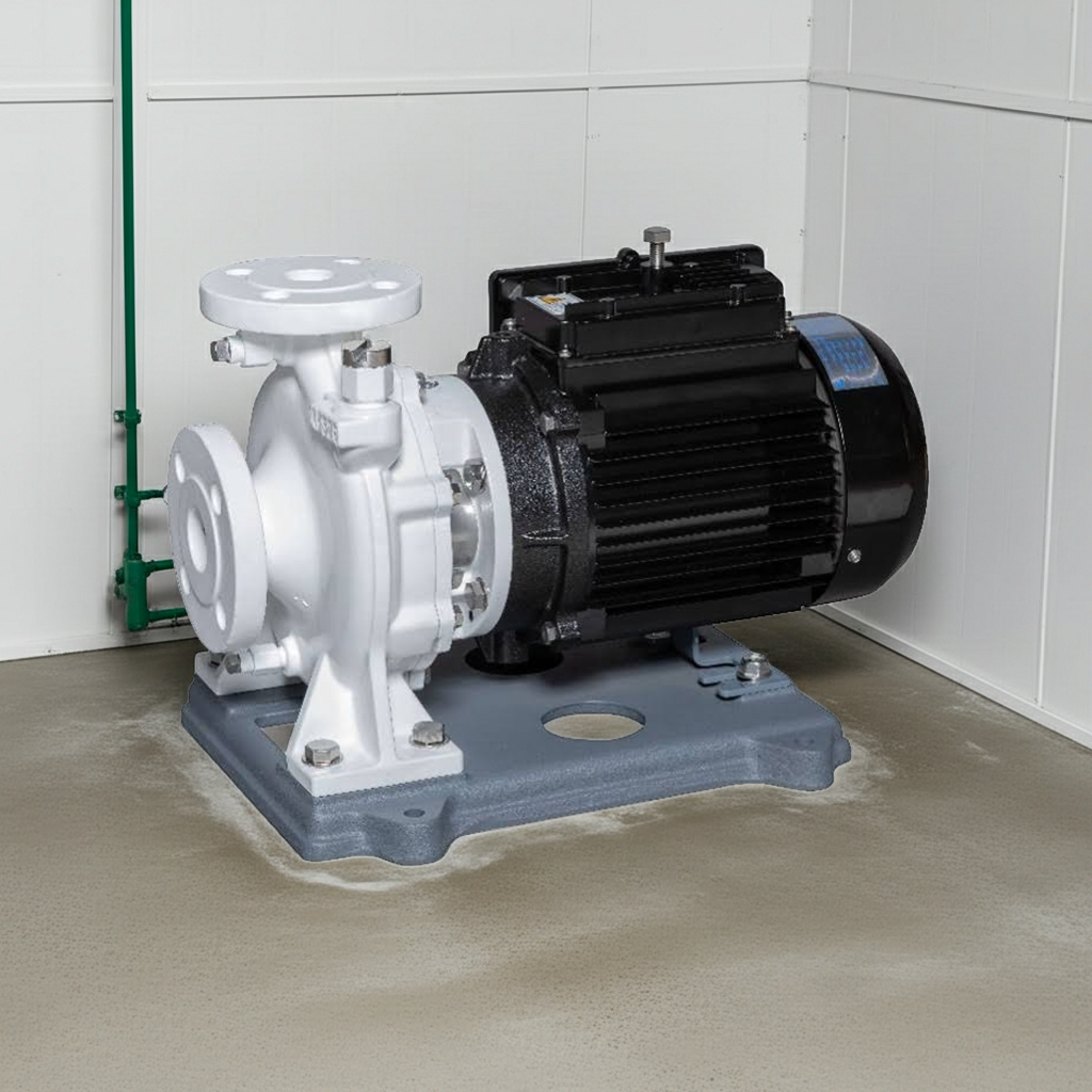 80×65FSFDNV67.5 インバータ内蔵ＰＭモータ搭載高効率可変速ﾅｲﾛﾝｺｰﾃｨﾝｸﾞ製片吸込渦巻ポンプ