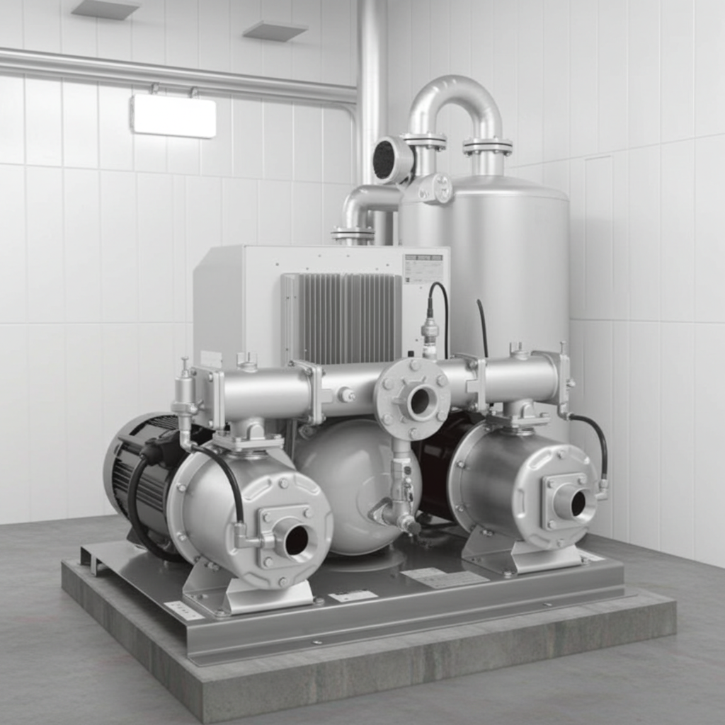 40BIPME5.75 ebara pump pressure reducing 吐出し圧力一定給水ﾕﾆｯﾄ 減圧弁方式 荏原製作所 並列交互運転方式