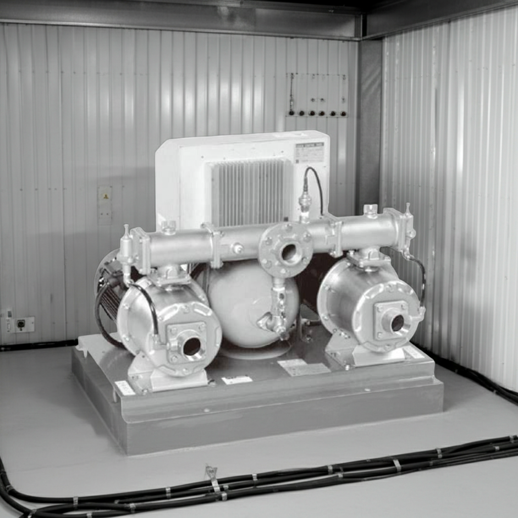 50BIPME57.5N ebara pump pressure reducing 吐出し圧力一定給水ﾕﾆｯﾄ 減圧弁方式 荏原 並列交互運転方式