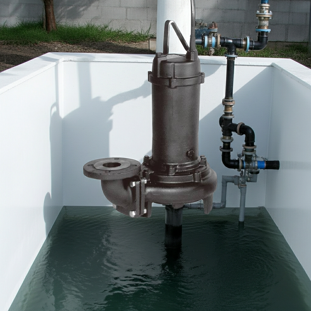 300DL518 DL型汚水・汚物用水中ポンプ