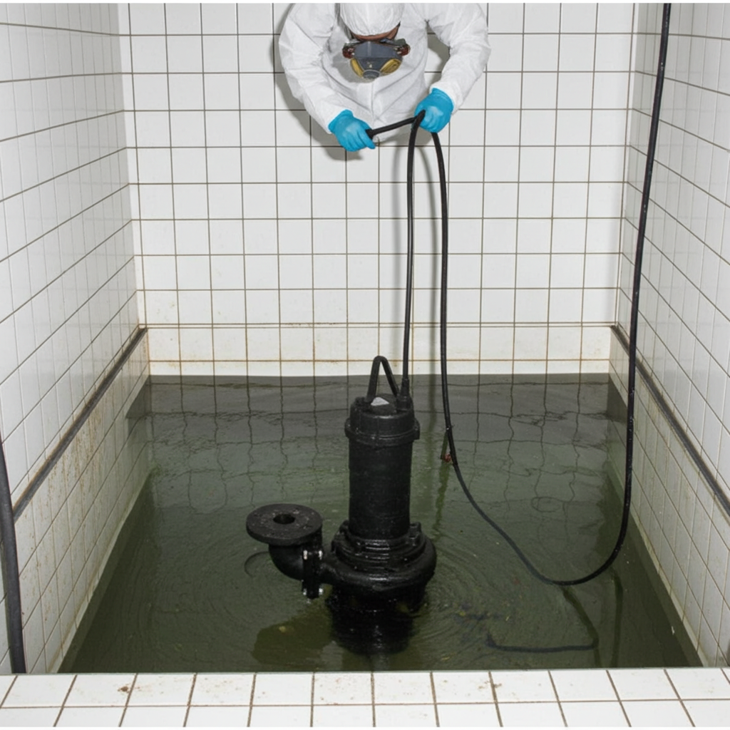 200DL611A DL型汚水・汚物用水中ポンプ