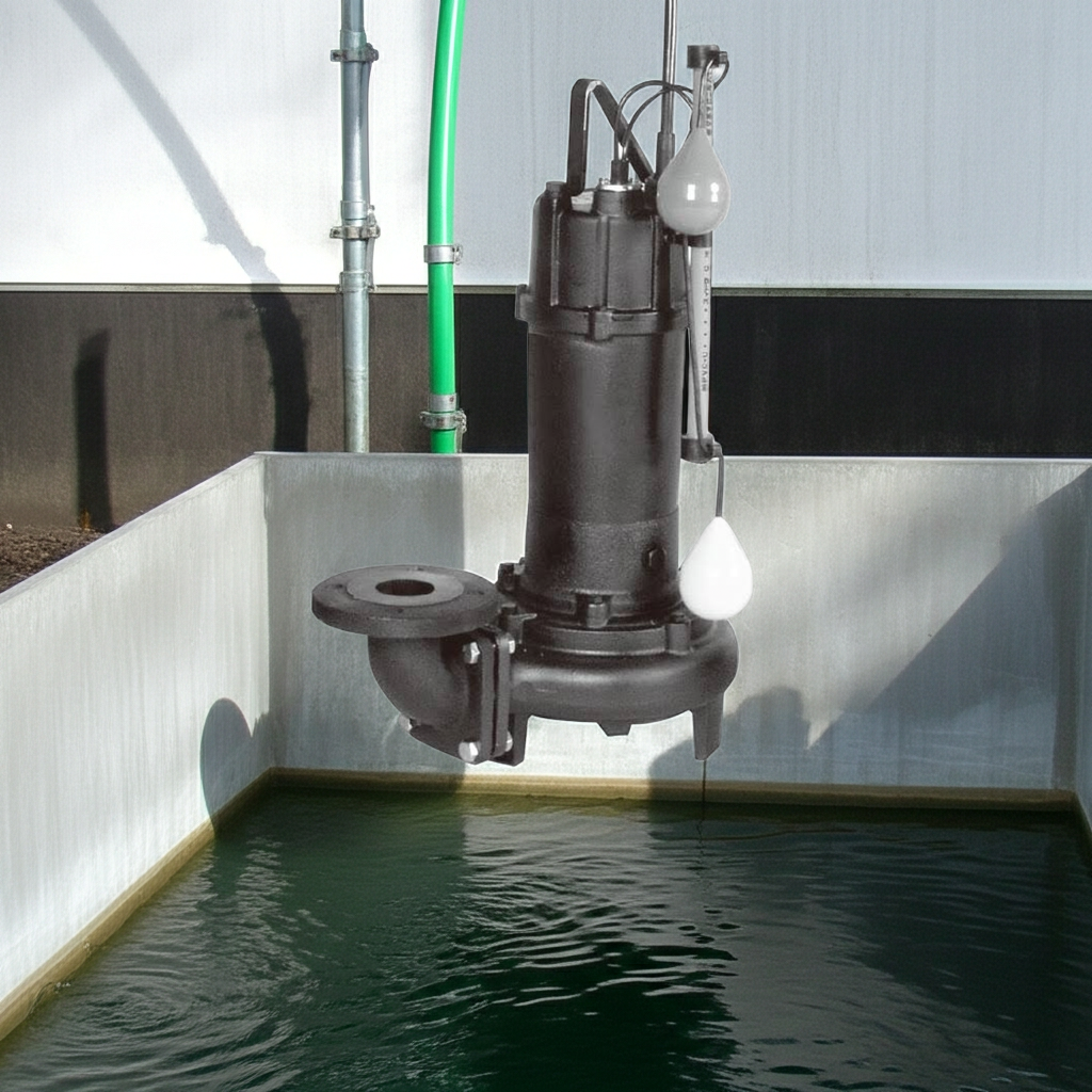 100DLA53.7 DLA型汚水・汚物用水中ポンプ