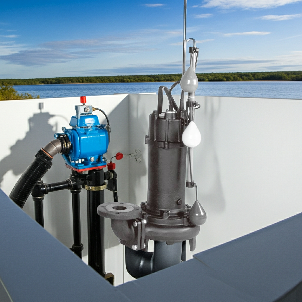 100DLJ53.7 DLJ型汚水・汚物用水中ポンプ