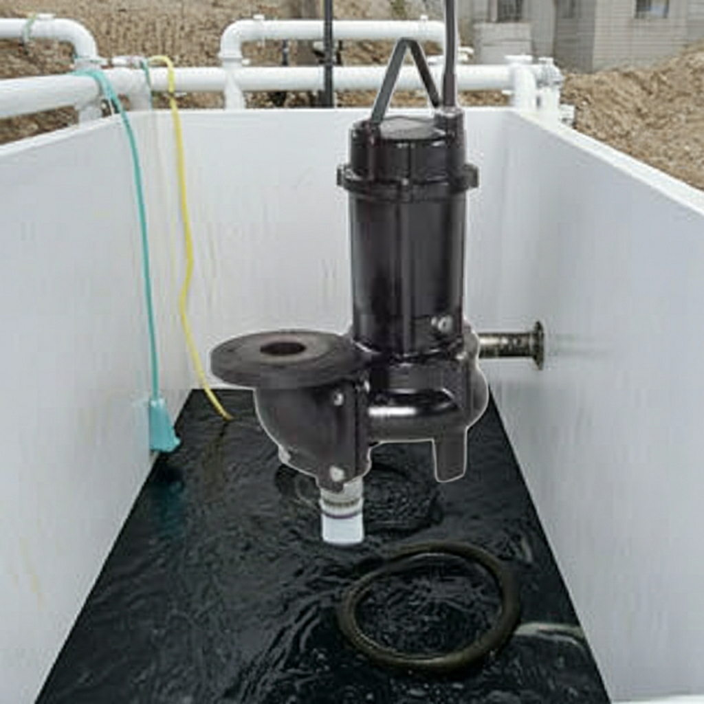 80DV2H51.5A DV2H型汚物用ﾎﾞﾙﾃｯｸｽ水中ﾎﾟﾝﾌﾟ（高液温仕様）