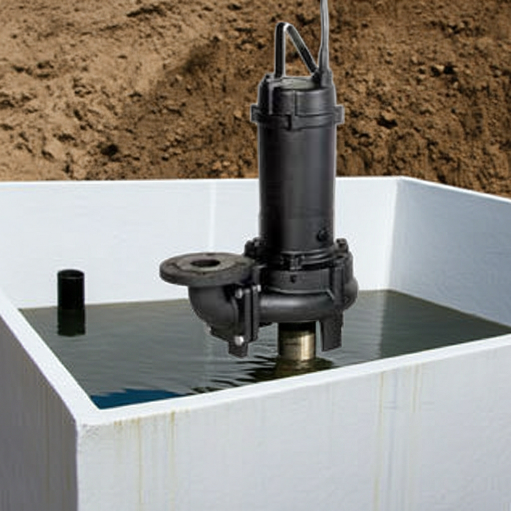 125DVB57.5 DV型汚物用ﾎﾞﾙﾃｯｸｽ水中ﾎﾟﾝﾌﾟ固形物移送用