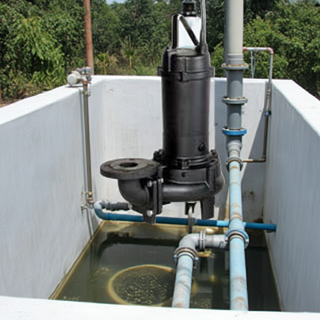 80DV611A DV型汚物用ﾎﾞﾙﾃｯｸｽ水中ﾎﾟﾝﾌﾟ固形物移送用