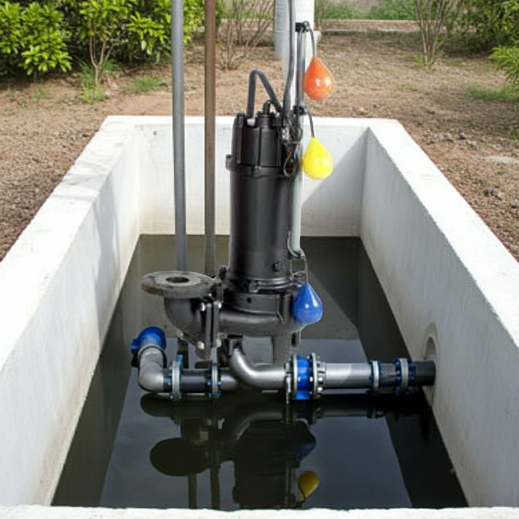 65DVJ6.75B DVJ型汚物用ﾎﾞﾙﾃｯｸｽ水中ﾎﾟﾝﾌﾟ固形物移送用