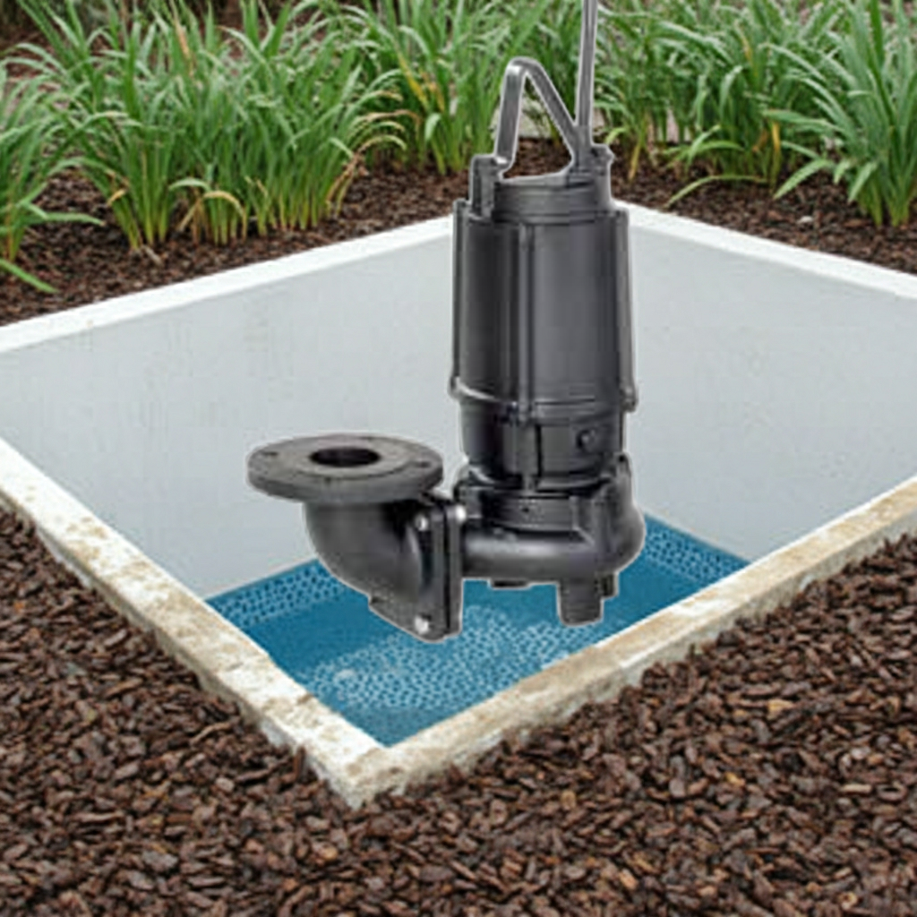 50DVS57.5 雑排水用セミボルテックス水中ポンプ