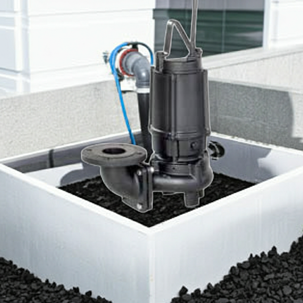 80DVS53.7A 雑排水用セミボルテックス水中ポンプ