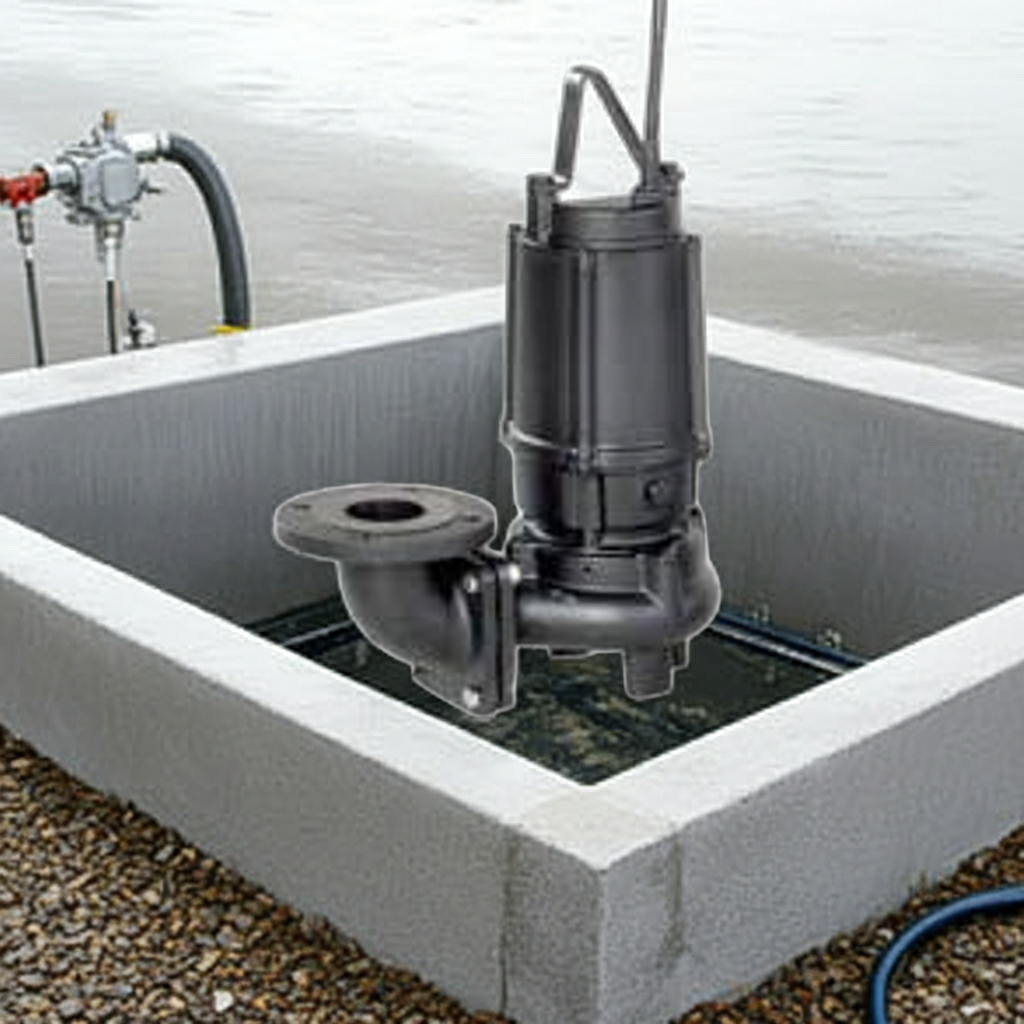 80DVS55.5 雑排水用セミボルテックス水中ポンプ