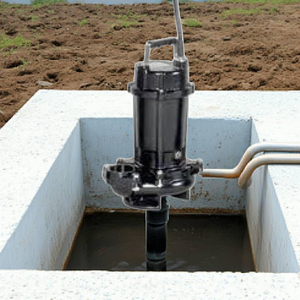 50DVS5.25A 雑排水用セミボルテックス水中ポンプ