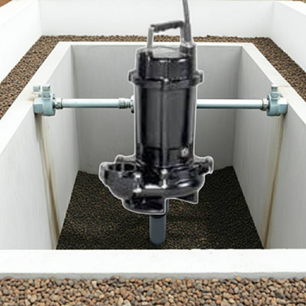 50DVS5.4SB 雑排水用セミボルテックス水中ポンプ