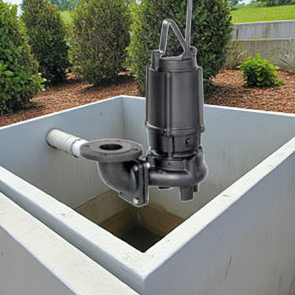 80DVS57.5 雑排水用セミボルテックス水中ポンプ