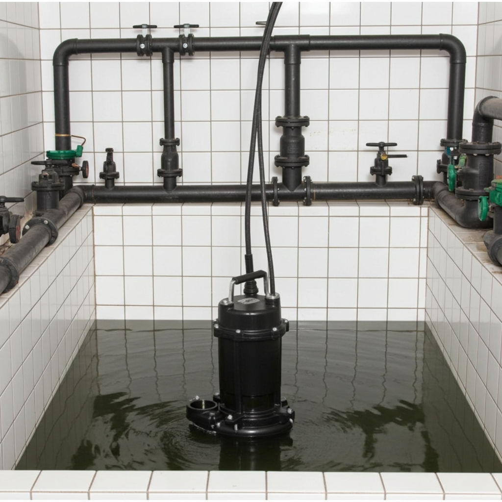 50DVS6.15SA 雑排水用セミボルテックス水中ポンプ