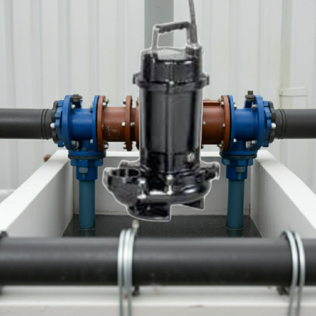 50DVS6.4SB 雑排水用セミボルテックス水中ポンプ