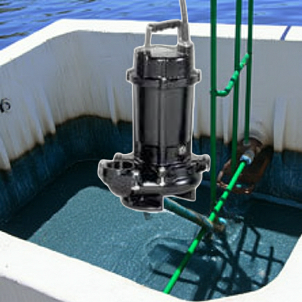 50DVS6.75B 雑排水用セミボルテックス水中ポンプ